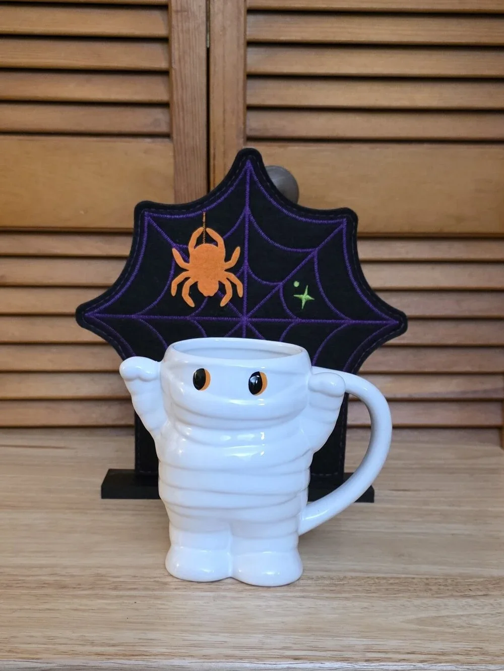 NWOT Target Hyde & Eek Mummy Figural Holiday Mug